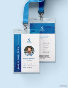 Employee identification card